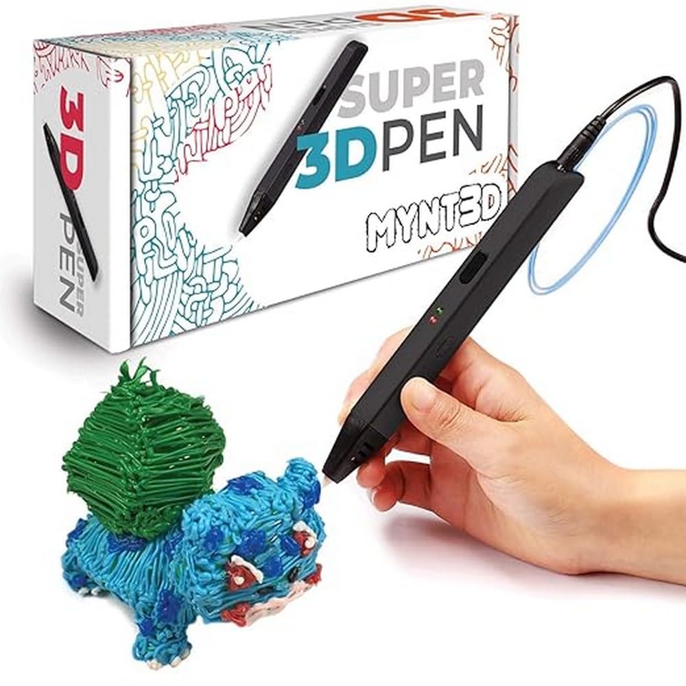 MYNT3D Super 3D Pen per la stampa 3D ideale per.artisti e appassionati di design all'interno e esterno
| MYNT3D Super 3