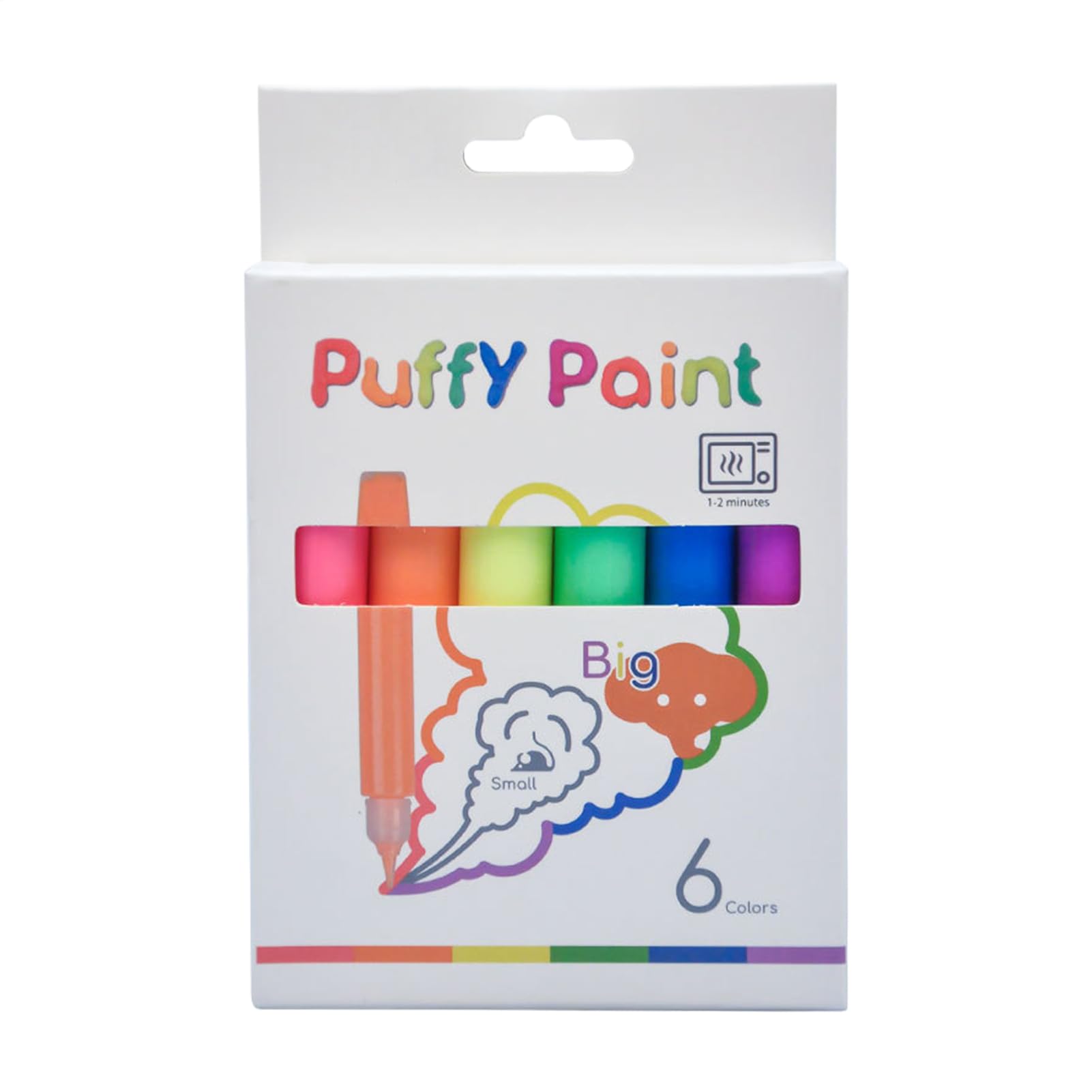 Magic Paint Kit - Set di 6 marcatori creativi da 3D | Penna da disegno e colorazione divertenti a bolle 3D | Per bambini