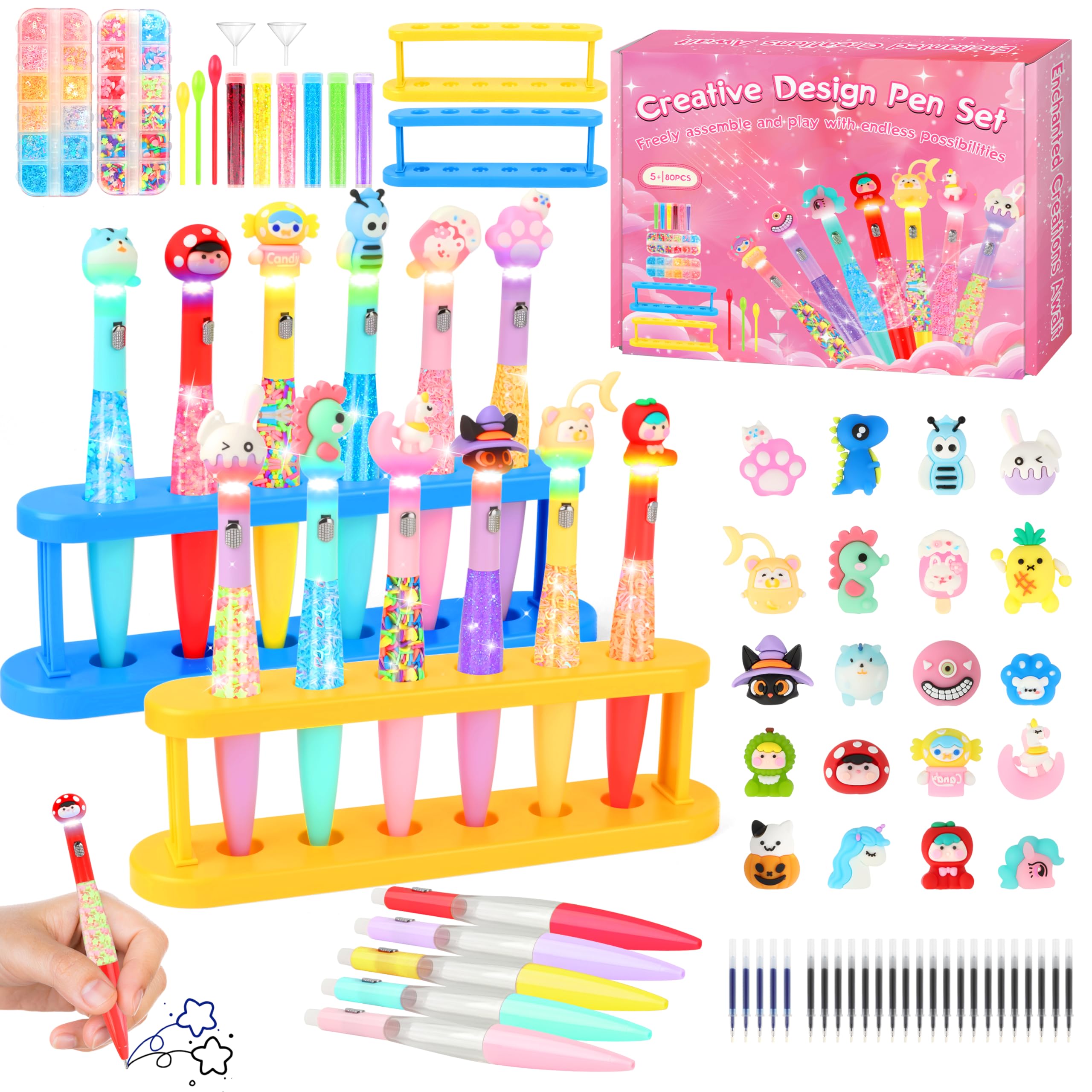  MoMoStar Laboratorio Di Penna Luminescente Led, Per Ragazzi Creativi Da 5 A 8 Anni, Regalo Perfetto Per Le Ragazze
| Mo