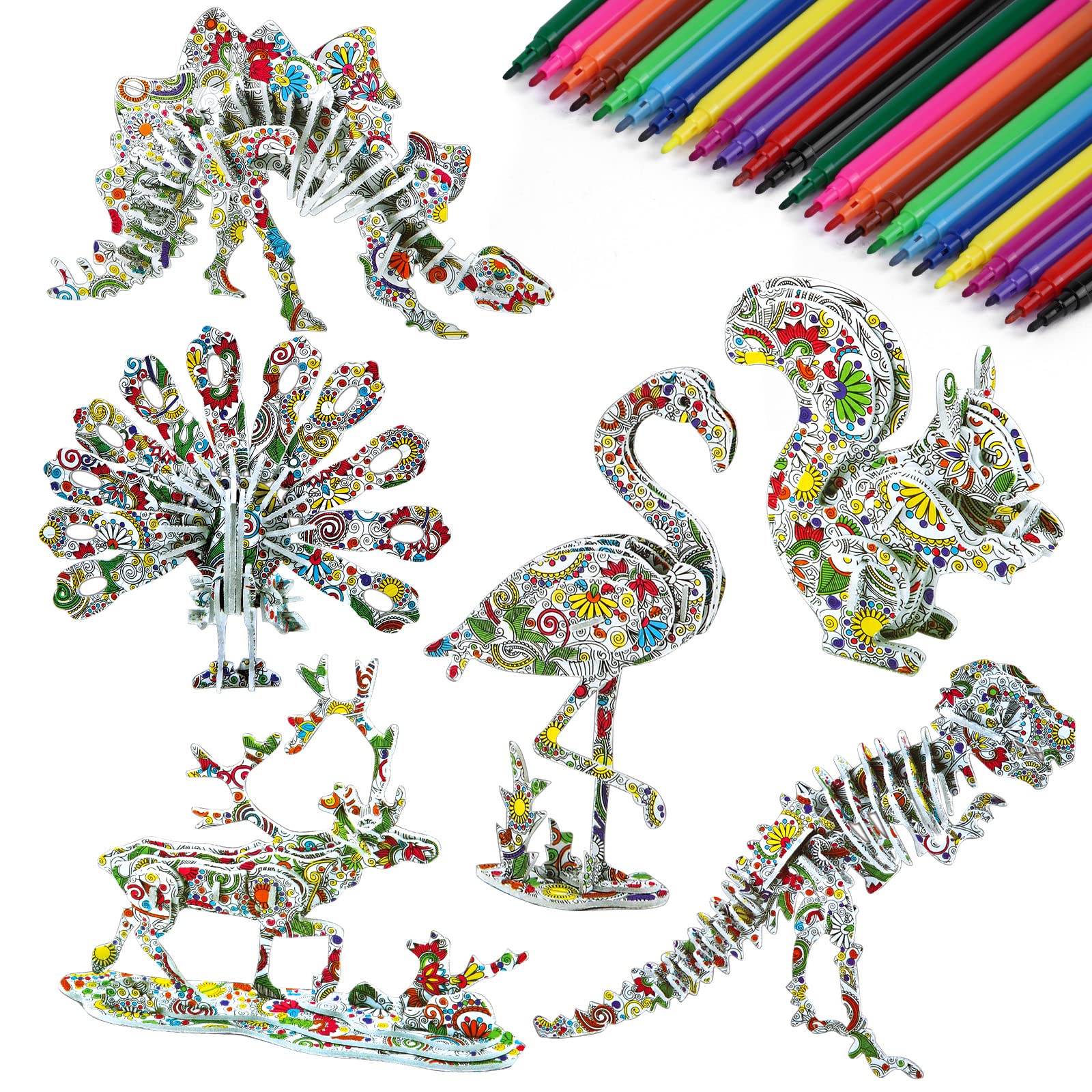  OSDE 3D Coloring Toys Perfezioni per Bambini da 6 a 12 Anni
| Kit 3D Puzzle OSDE per Ragazzi e Ragazze da 6 a 12 Anni
|